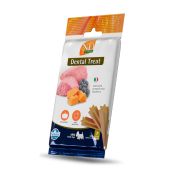 Дентални лакомства за кучета от дребни породи N&D Dog Dental Treat Adult Mini  с тиква, агнешко и боровинки 60 гр